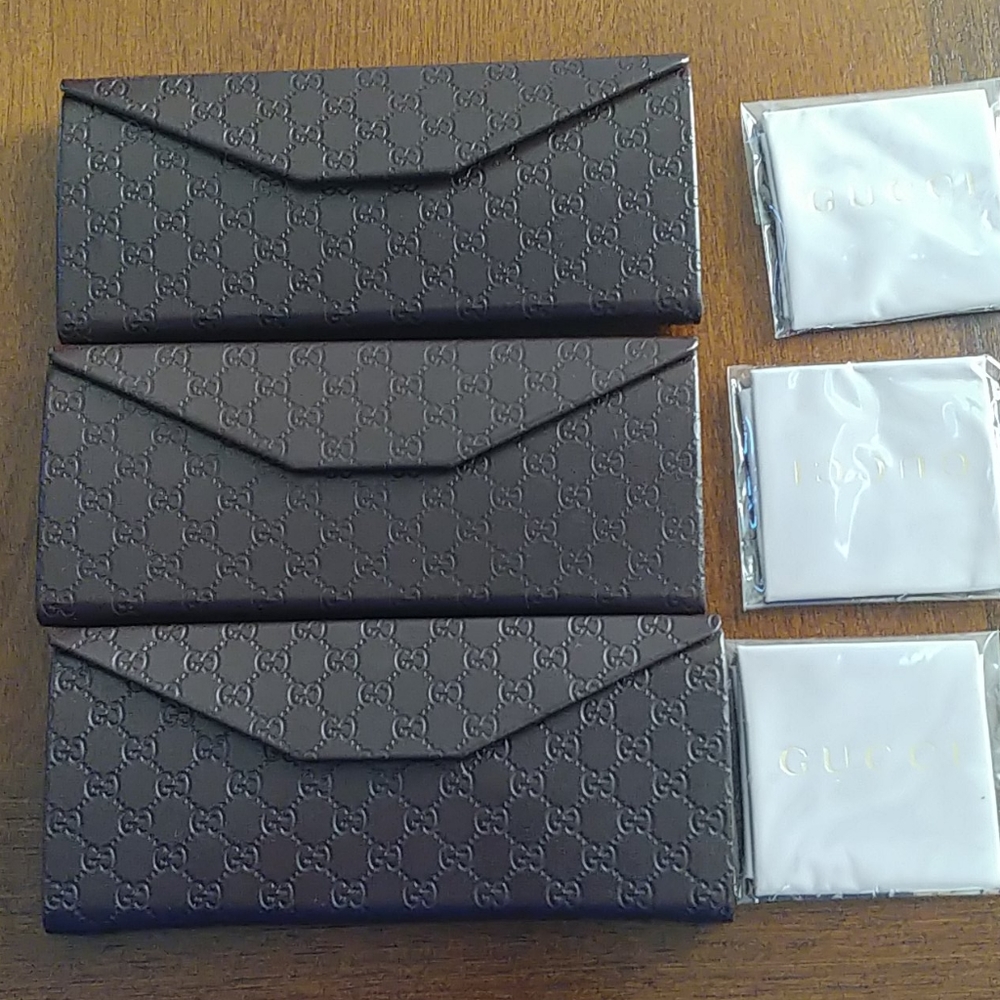 3 gucci sunglass cases